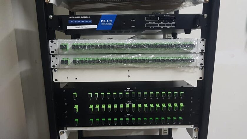 Fiber Optic PLC Splitter 1X4/1X8/1X16/1X32/1X64 Sc LC Rack Mount Fiber Optic Splitter